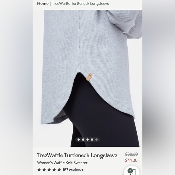 Tentree TreeWaffle Turtleneck Longsleeve - Picture 3 of 6